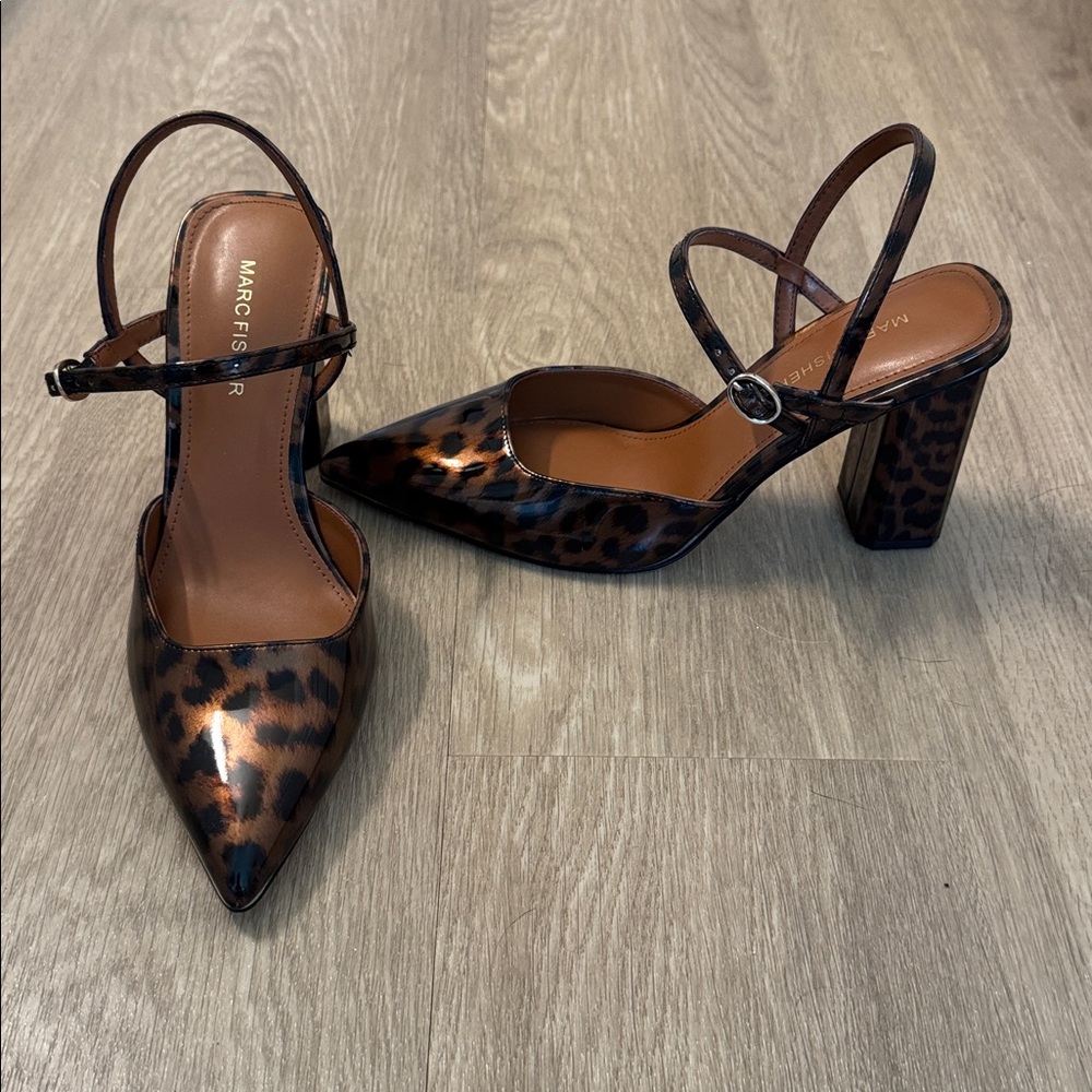 Marc Fisher Leopard Print Heels